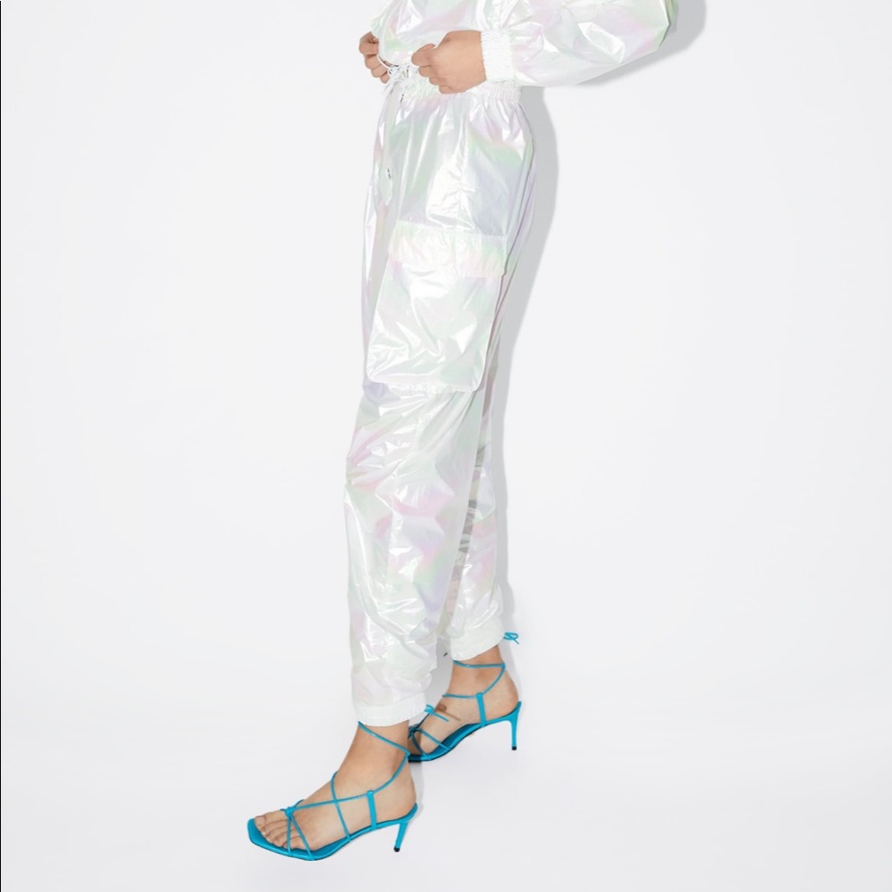 ZARA BNWT Iridescent Effect Pants - Picture 2 of 8